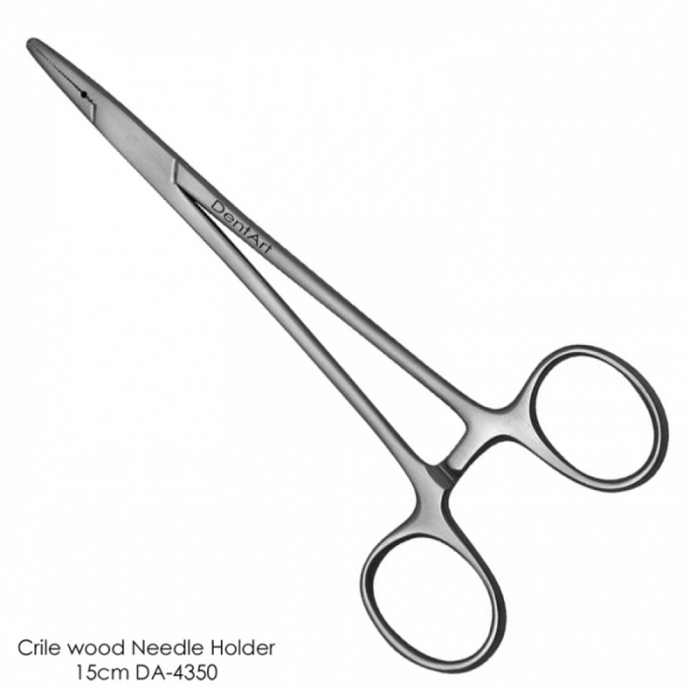 Crile Wood Needle Holder